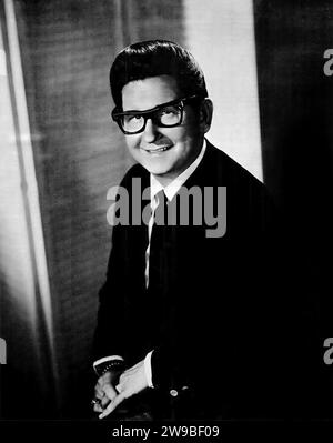 Roy Orbison.  Portrait of the American singer and songwriter, Roy Kelton Orbison (1936-1988) Stock Photo