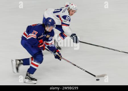 Norway's Stian Solberg during the group B match between USA and Norway ...