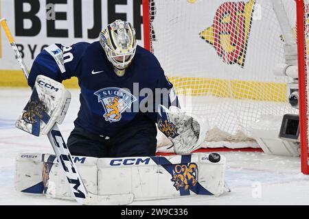 Gothenburg, Sweden. 26th Dec, 2023. Gothenburg, Sweden 20231226Finland's Niklas Kokko during the IIHF World Junior Championship group A ice hockey match between Finland and Canada at Scandinavium in Gothenburg, Sweden December 26, 2023. Foto: Björn Larsson Rosvall/TT/Kod 9200 Credit: TT News Agency/Alamy Live News Stock Photo