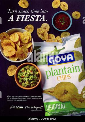 Food & Wine Magazine July 2023 Issue Advert, United States Stock Photo