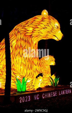 Koka Booth Chinese Lantern Festival. Cary, North Carolina Stock Photo