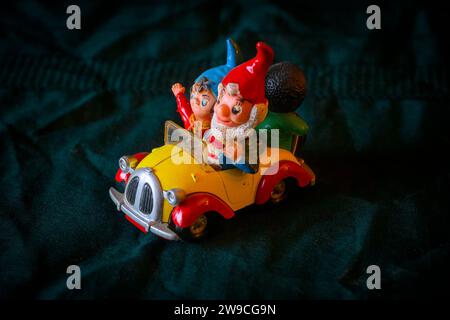 CORGI COMICS - NODDY'S CAR WITH BIG EARS & MR. GOLLY, diecast metal toy Stock Photo