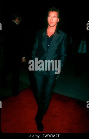 Los Angeles, California, USA 3rd October 1996 Actor Val Kilmer attends Paramount Studios ÔThe Ghost and the DarknessÕ Premiere at Paramount Studios on October 3, 1996 in Los Angeles, California, USA. Photo by Barry King/Alamy Stock Photo Stock Photo