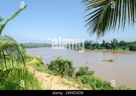 Netravati River at Thumbe in Mangalore, India. Stock Photo