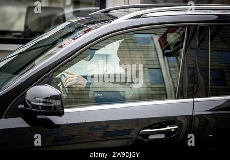 AMSTERDAM - Danny Blind leaves the Johan Cruijff ArenA after an extraordinary meeting for shareholders in which he was nominated as a technical man on the supervisory board. Blind previously said goodbye to the Ajax supervisory board when he was able to assist national coach Louis van Gaal with the Dutch national team. He decided not to return after the World Cup in Qatar. ANP ROBIN UTRECHT Stock Photo