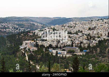 Panoramic view of Jerusalem Stock Photo