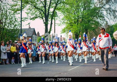 Spalding flower parade, Spalding, Lincolnshire, England, UK May 1976 Stock Photo