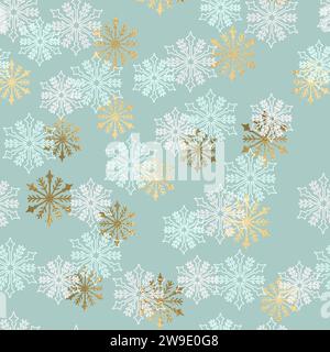 Christmas gold seamless pattern with gift, stars and candy Hand drawn ...