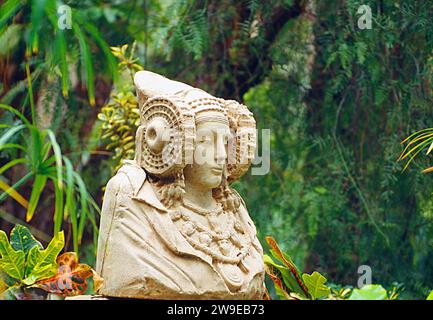 Lady of Elche. Huerto del Cura gardens, Elche, Alicante province, Comunidad Valenciana, Spain. Stock Photo