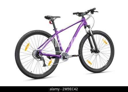 Mountain bike isolated on white background. Side view Stock Photo