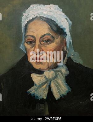 Portrait of an Old Woman, Vincent van Gogh, 1885, Stock Photo