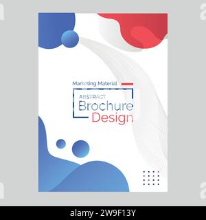 Abstract Flyer Design Concept Stock Vector