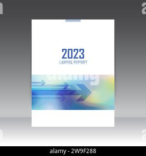 Annual report cover, brochure template Stock Vector