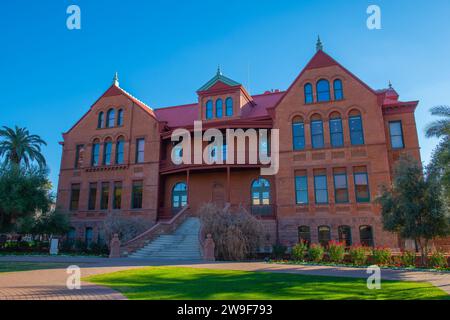 Old Main Building in Arizona State University ASU main campus in city of Tempe, Arizona AZ, USA. Stock Photo