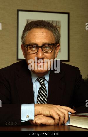 Henry Kissinger, Henry Alfred Kissinger (1923 – 2023) American diplomat, political scientist and politician Stock Photo