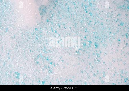 Close-up of shampoo or soap foam, abstract background, cleaning Stock Photo