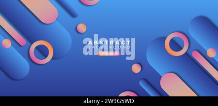 geometric colorful background vector illustration. abstract geometric background vector Stock Vector