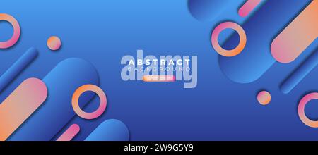 geometric colorful background vector illustration. abstract geometric background vector Stock Vector