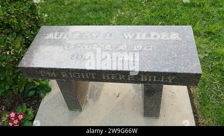 Los Angeles, California, USA 27th December 2023 Director/Writer Billy Wilder Grave at Pierce Brothers Westwood Village Memorial Park on December 27, 2023 in Los Angeles, California, USA. Photo by Barry King/Alamy Stock Photo Stock Photo