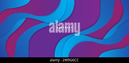 modern wavy background vector. gradient background vector illustration Stock Vector