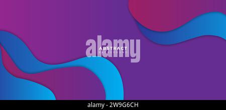modern wavy background vector. gradient background vector illustration Stock Vector