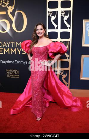 Los Angeles, California, USA. 15th December, 2023. Broadcast journalist Lisa Guerrero, wearing dress by designer Sherri Hill, attending the 50th Annual Daytime Emmy Awards at the Westin Bonaventure Hotel & Suites, Los Angeles, California on December 15, 2023. Credit: Sheri Determan Stock Photo