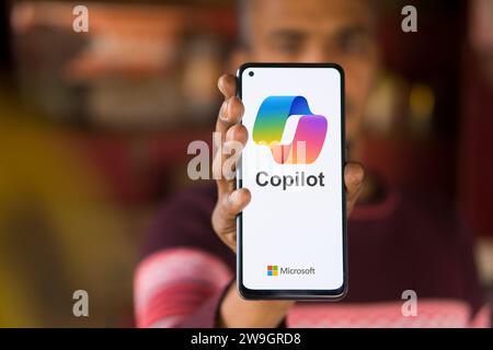 Copilot artificial intelligence chatbot developed by Microsoft Stock ...
