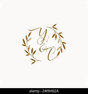 YC initial wedding monogram logo design ideas Stock Vector Image & Art ...