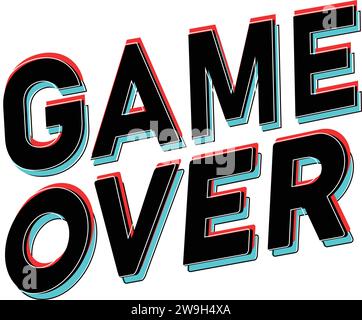 Game Over Stock Vector