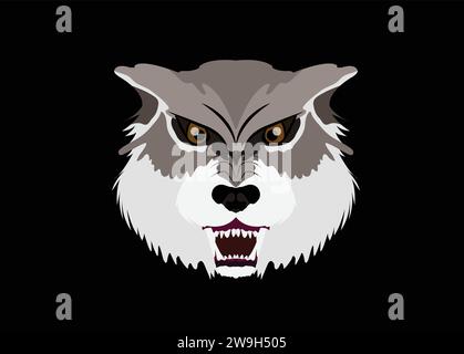 wolf head Stock Vector
