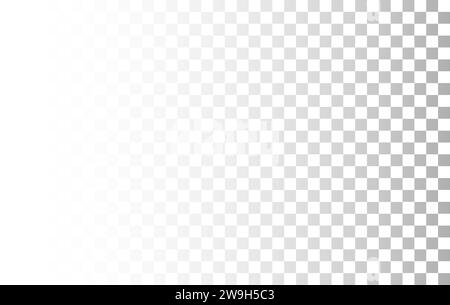 Wallpaper image, imitation of a transparent background, gray and white even squares. White cover layer with lightening effect and gradient Stock Vector