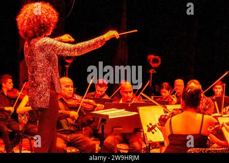 Symphonic Orchestra of Villa Clara Stock Photo