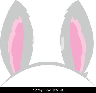Isolated colored pair of rabbit ears Vector Stock Vector