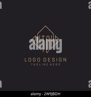 MY initial monogram logo with rectangle style design ideas Stock Vector ...