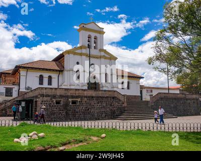 Church of San Jeronimo de Pintag, Pintag, Pichincha Province, Ecuador Stock Photo