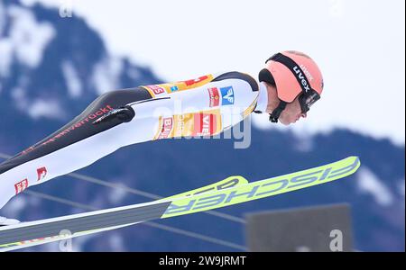 Stefan Kraft, AUT in flight action at the 71. Four Hills Tournament Ski Jumping on Dec 28, 2023 at Schattenbergschanze ORLEN Arena in Oberstdorf, Bavaria, Germany,  © Peter Schatz / Alamy Live News Stock Photo