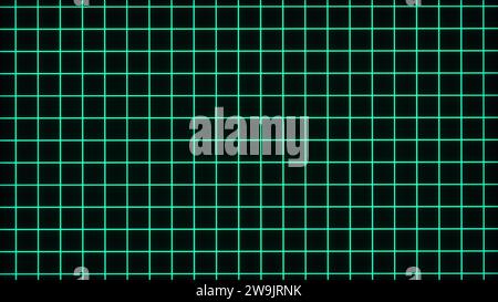 a grid background in green Stock Photo