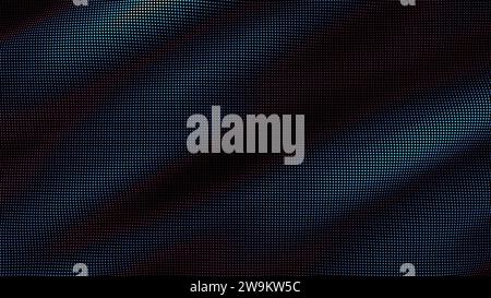 waves of colorful points. Digital data splash of point array. Futuristic smooth glitch UI element Stock Vector