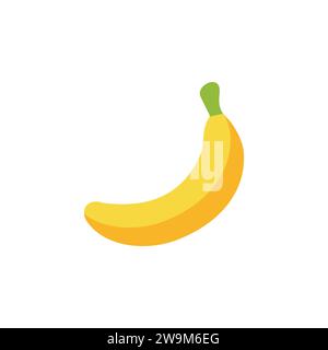 banana icon vector isolated on white background. banana icon Stock Vector