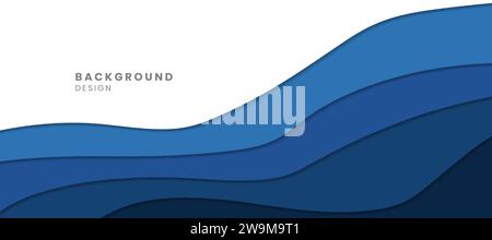 papercut background vector. abstract papercut background vector illustration Stock Vector