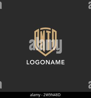 MT Logo monogram with modern style concept design template isolated on ...