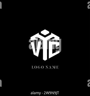 VC initial hexagon logo design inspiration Stock Vector Image & Art - Alamy