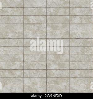 Seamless background of beige bricks. Seamless old sandstone brick wall background texture. Tileable antique vintage stone blocks or tiles surface patt Stock Photo