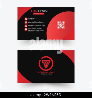 Exclusive Business Card Template Stock Vector