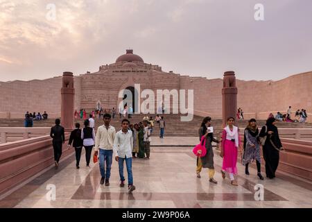 Young Indian peoples at Dr. Babasaheb Ambedkar Memorial Park, Vipul Khand 2, Vipul Khand 3, Vipin Khand, Gomti Nagar, Lucknow, Uttar Pradesh 226010, I Stock Photo