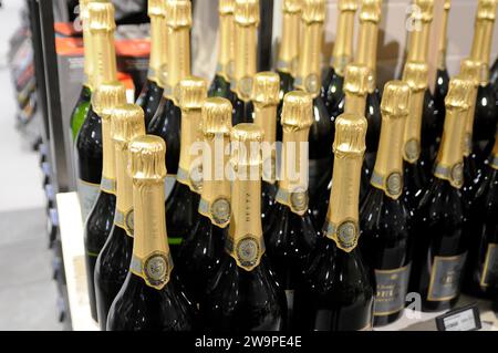 Copenhagen, Denmark /29 December 2023/. Champagne deutz place for sale for new year 2024 celebration in danish capital Copenhagen   (Photo.Francis Joseph Dean/Dean Pictures) Stock Photo