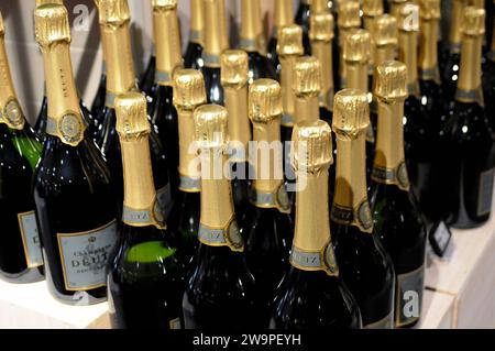 Copenhagen, Denmark /29 December 2023/. Champagne deutz place for sale for new year 2024 celebration in danish capital Copenhagen Photo.Francis Joseph Dean/Dean Pictures Stock Photo