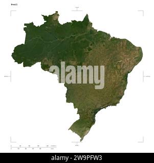 Brazil Map Shape 