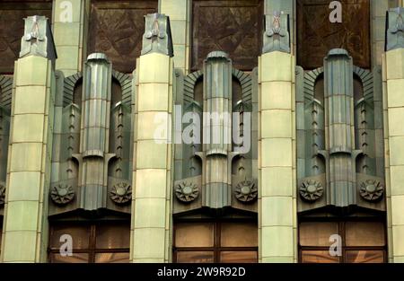 Historic architecture in the Jewelry District of downtown