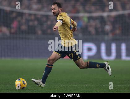 Genoa, Italy. 29th Dec, 2023. Milan Badelj of Genoa CFC during the Serie A match at Luigi Ferraris, Genoa. Picture credit should read: Jonathan Moscrop/Sportimage Credit: Sportimage Ltd/Alamy Live News Stock Photo